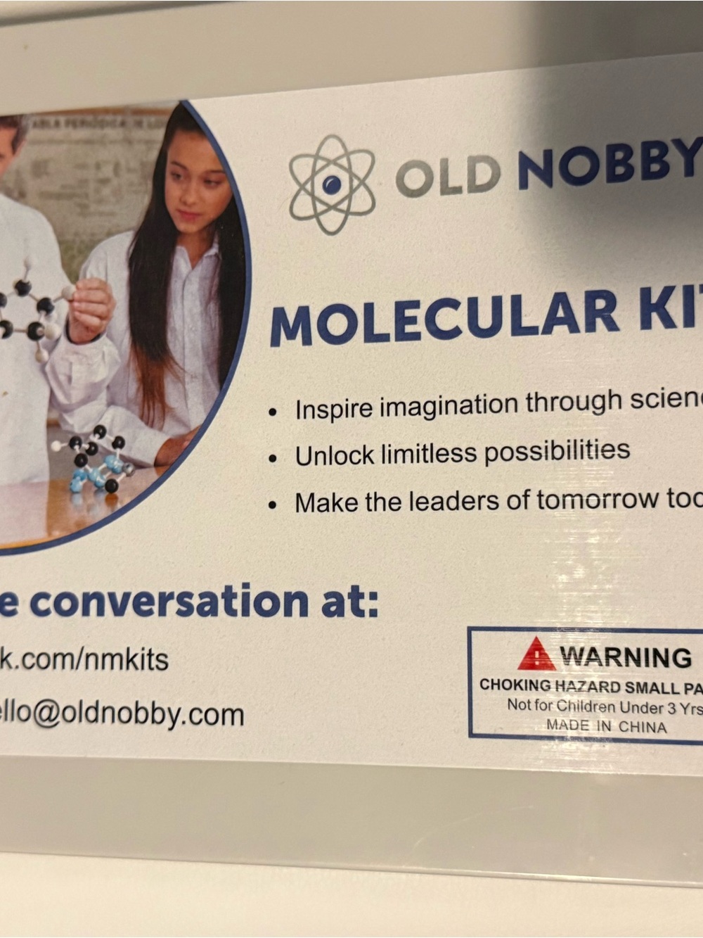 Molecular Kit - White and Blue STEM Model Set